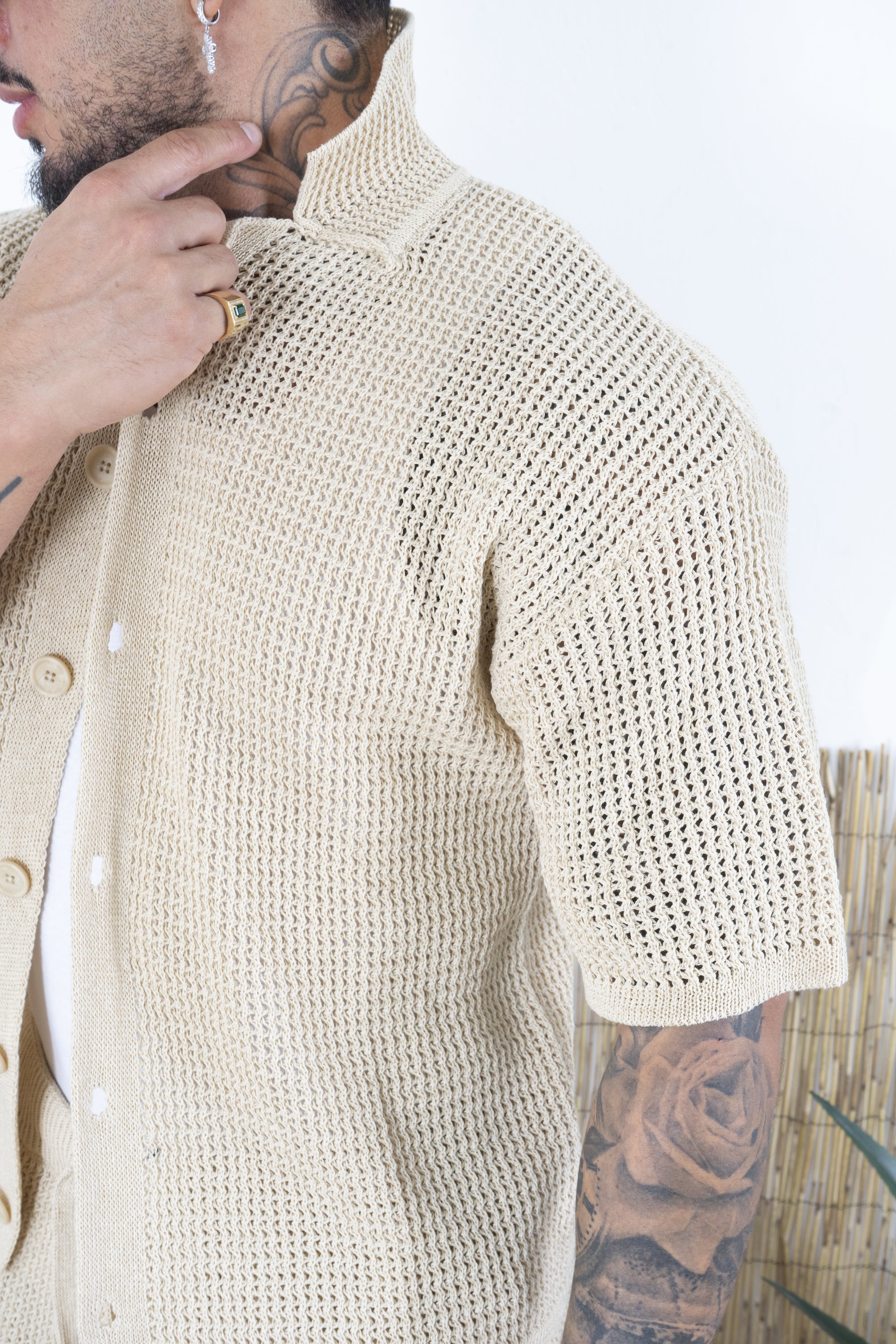 Coordinato Crochet In maglia Traforata Art. Cd102