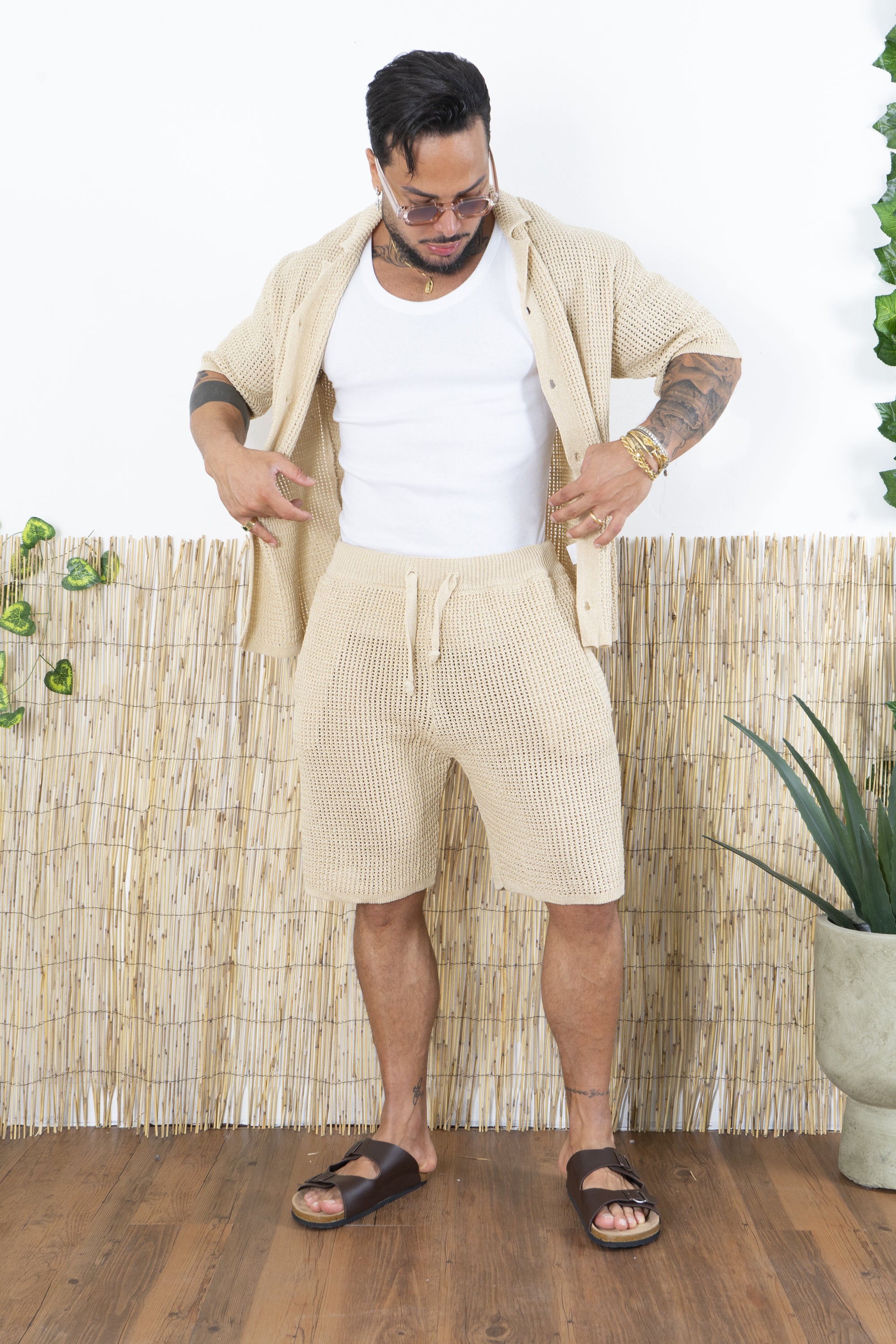 Coordinato Crochet In maglia Traforata Art. Cd102