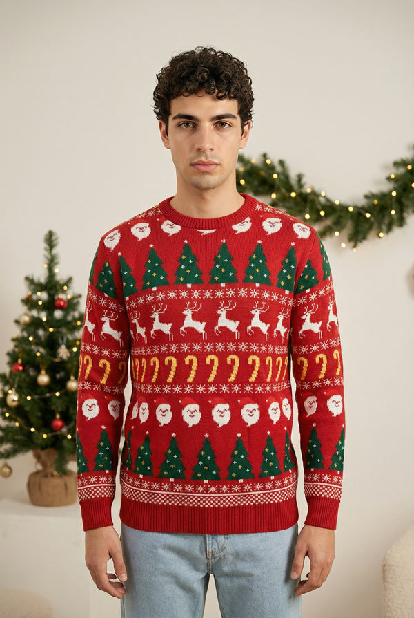 Maglione Uomo Natalizio Con Renne Art. MG131