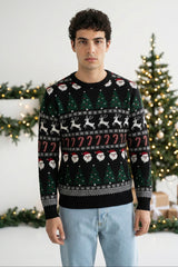 Maglione Uomo Natalizio Con Renne Art. MG131
