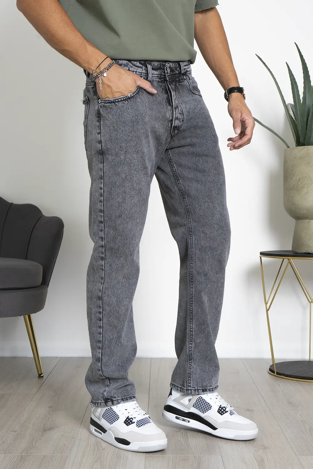 Jeans Basic sabbiato Straight Fit Art. Js471