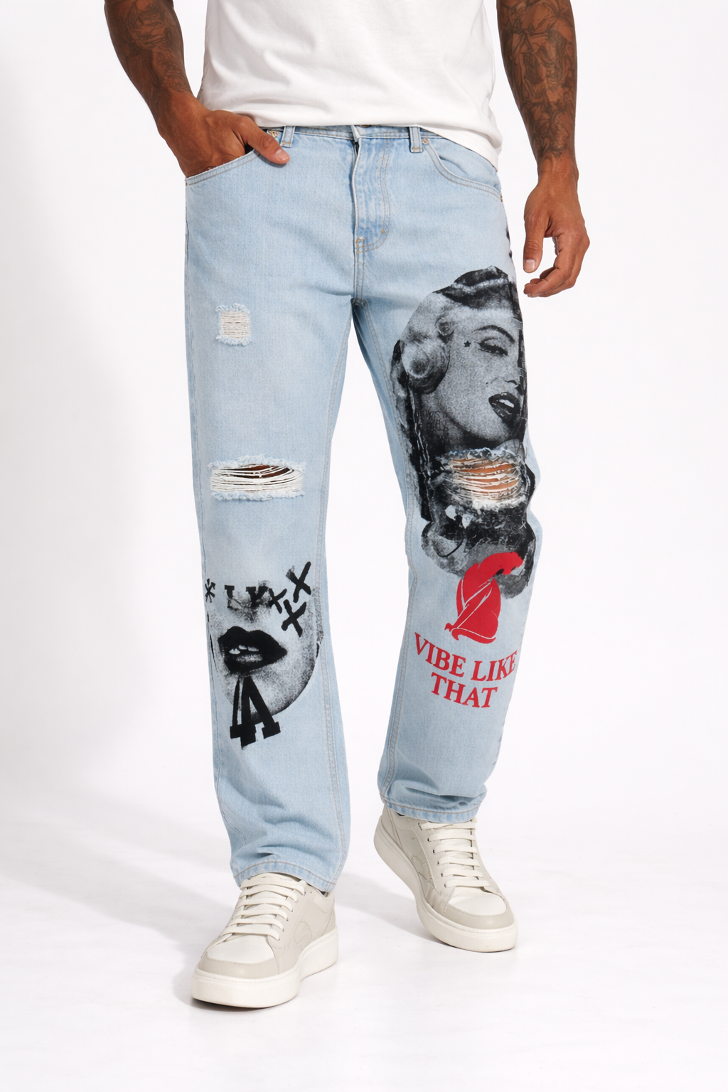 Jeans Maryland Fondo Largo Art. Js156-Straight fit