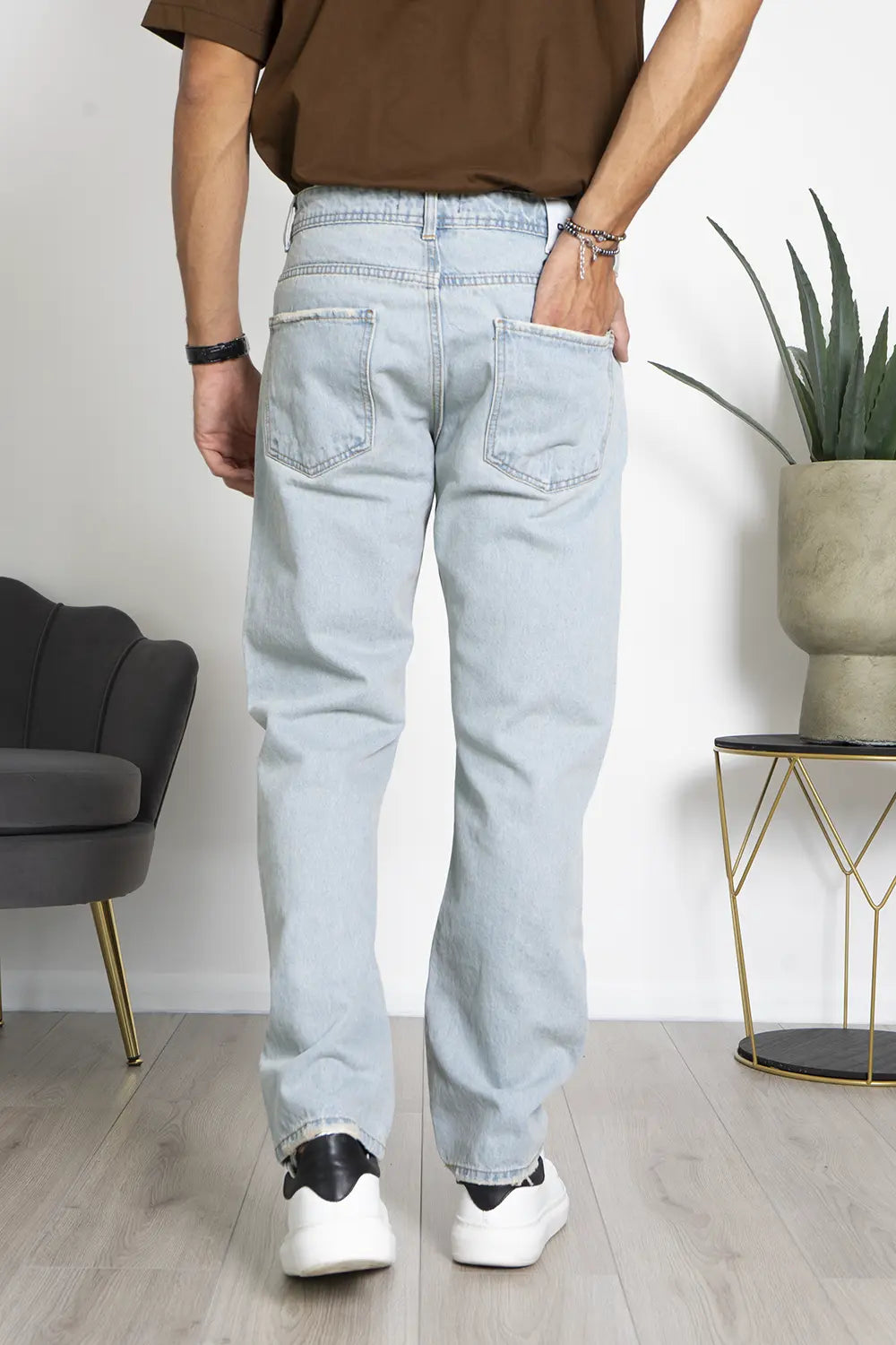 Jeans Basic sabbiato Straight Fit Art. Js471