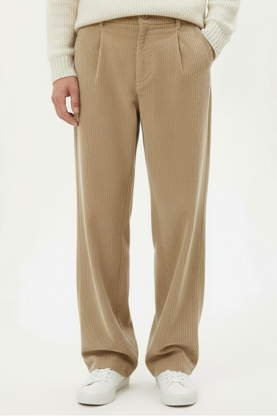 Pantalone Uomo in Velluto a Coste Loose Fit Art. Pt214