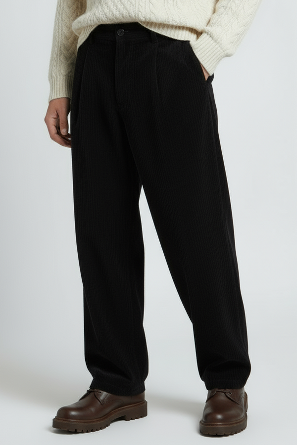 Pantalone Uomo in Velluto a Coste Loose Fit Art. Pt214