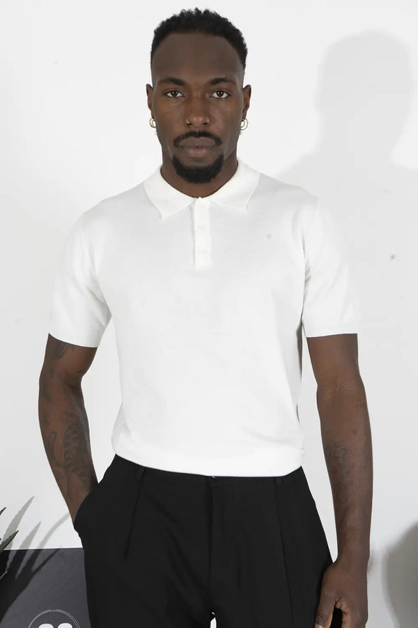Polo Uomo Slim Fit in Filo Art. Ts252