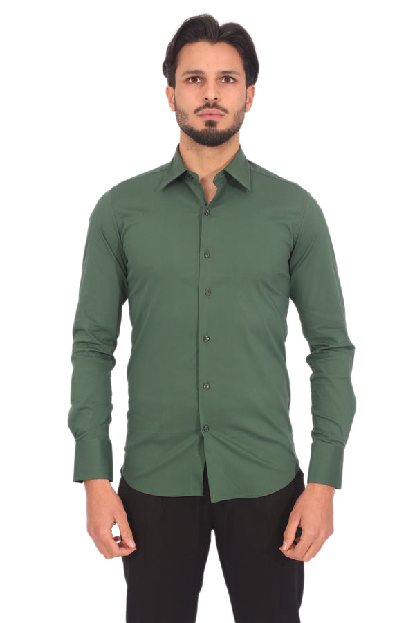 Chemise Slim Fit pour homme, couleur unie Art. Cm19