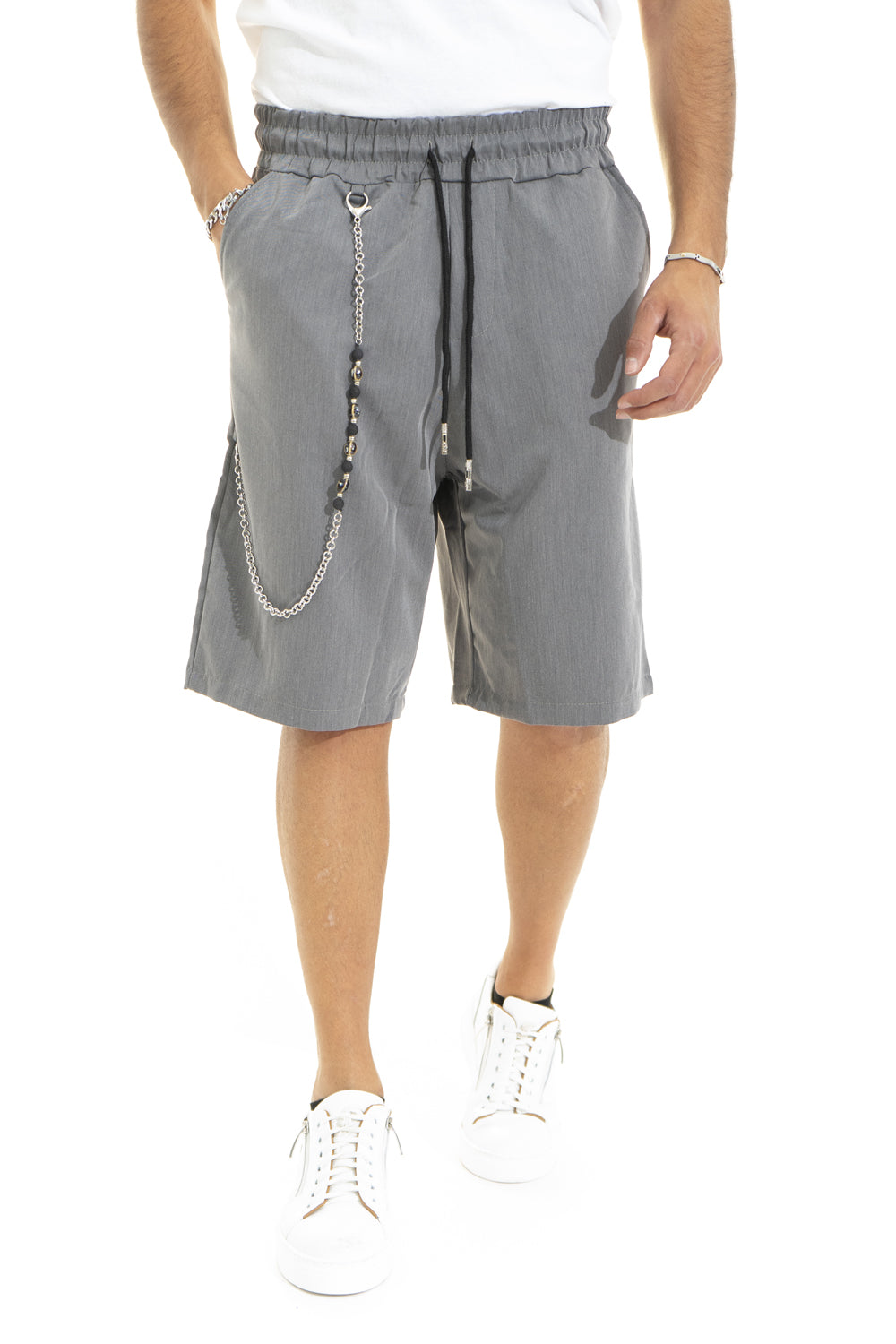 Bermuda Uomo Con Catena Vita Jogger Art. Bm71