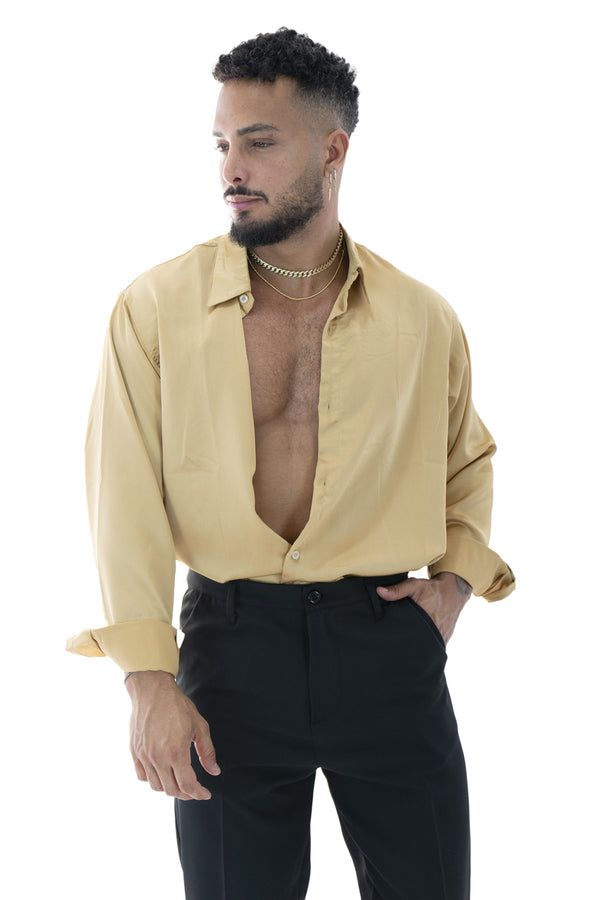 Chemise en satin oversize pour homme Art. Cm135