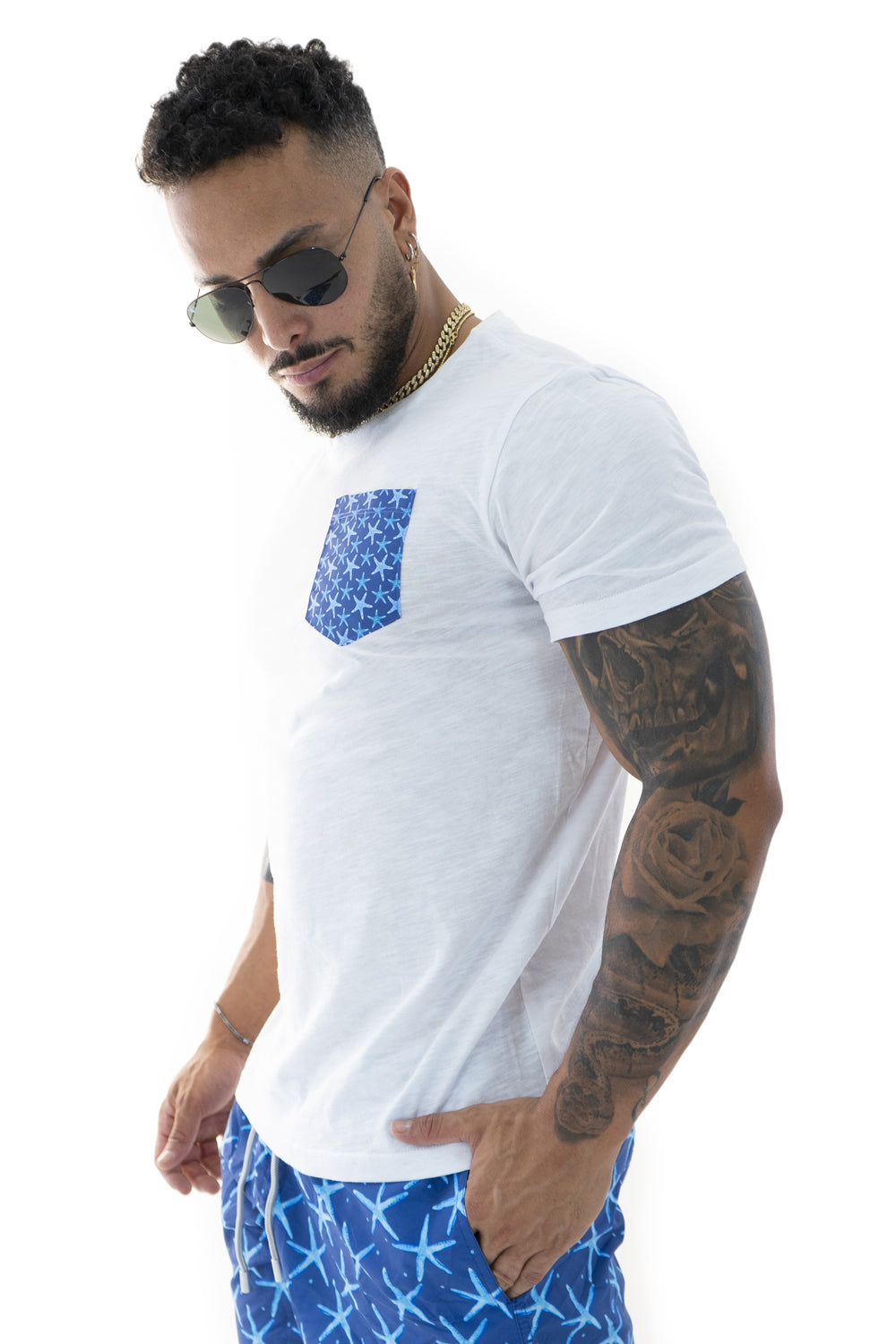 Completo Costume e T-Shirt Con Taschino Abbinato Art. Cos13