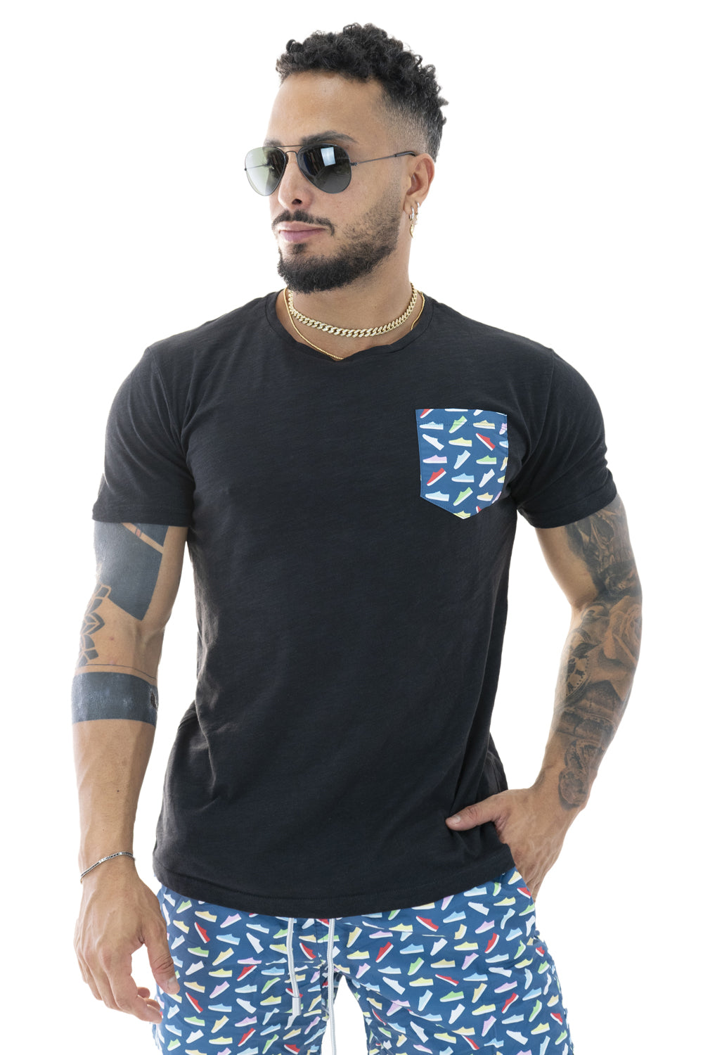 Completo Costume e T-Shirt Con Taschino Abbinato Art. Cos13