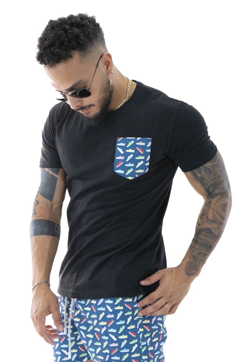 Completo Costume e T-Shirt Con Taschino Abbinato Art. Cos13