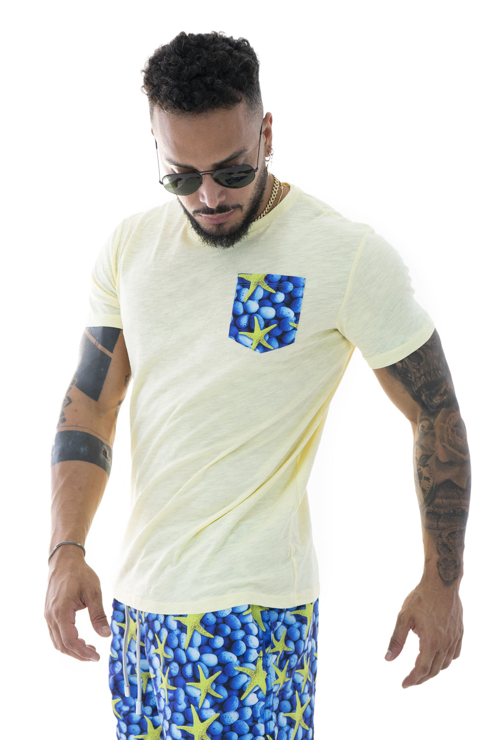 Completo Costume e T-Shirt Con Taschino Abbinato Art. Cos13