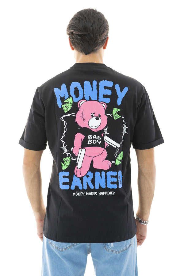 T-shirt homme imprimé argent gagné Art. Ts152