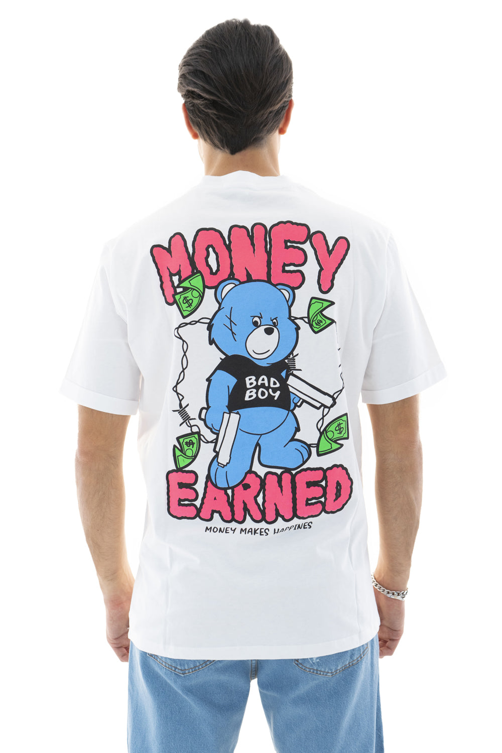 T-Shirt Uomo Stampa Money Earned Art. Ts152