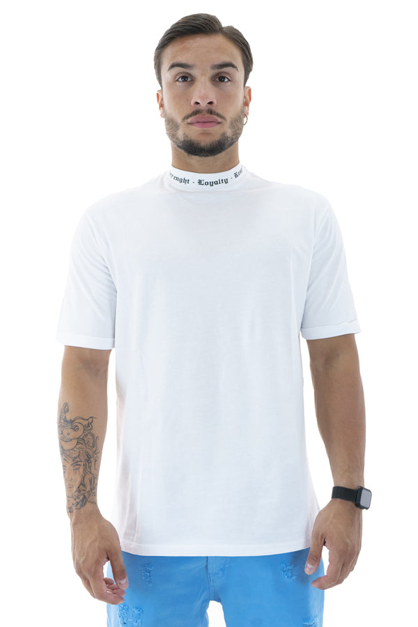 T-shirt homme demi-col avec écritures Art. Ts154