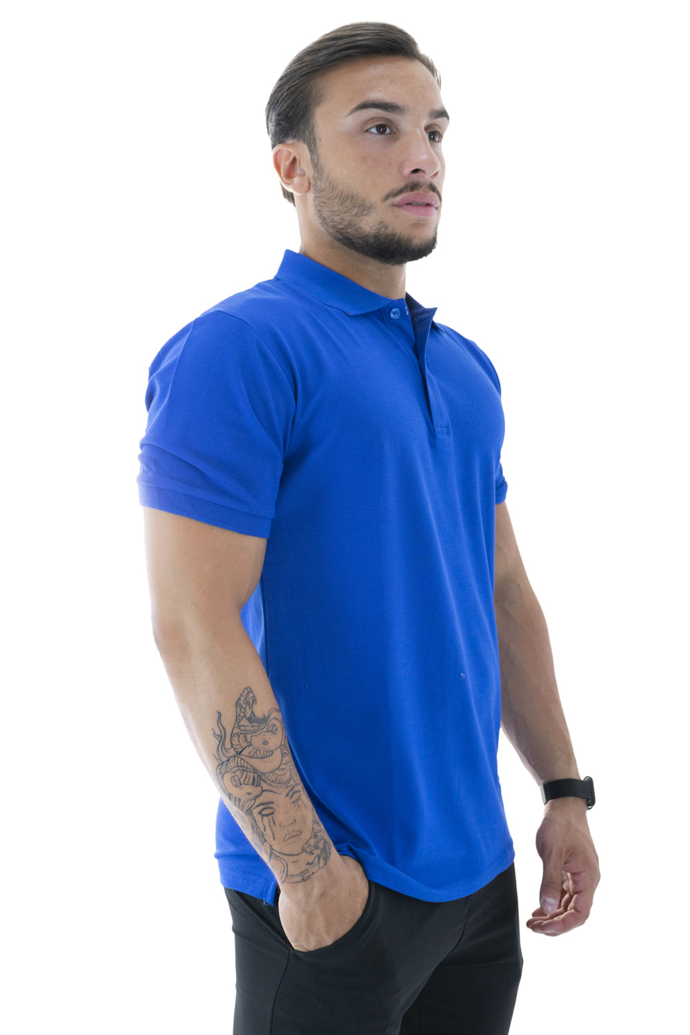 Basic Polo Plain With 3 Buttons Art. Ts35