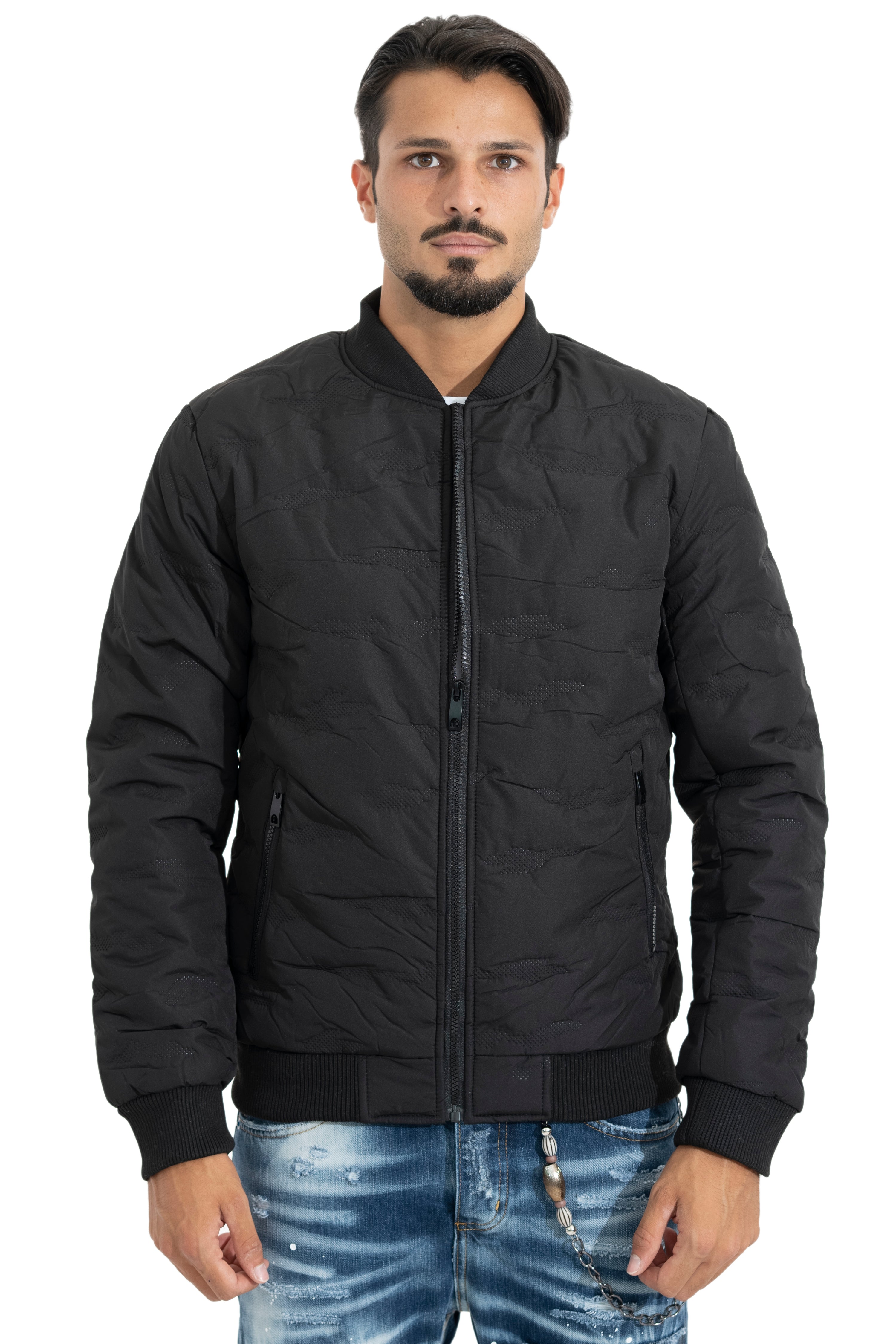 Giubbotto Bomber Con Micro Fori Art. Gb71