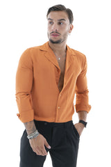 Camicia Uomo Viscosa collo Giacca Art. Cm141