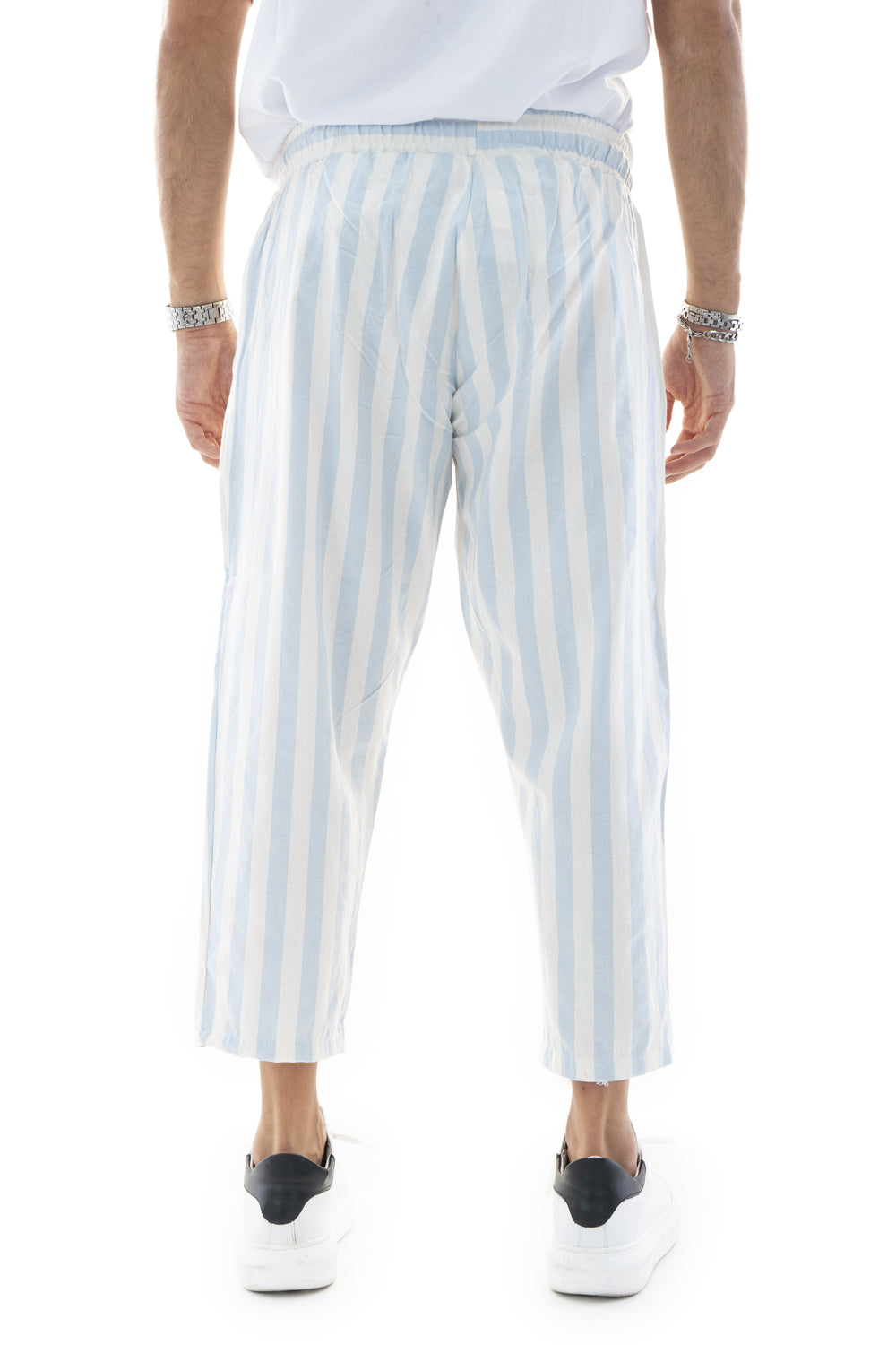 Pantalone Uomo Cotone Tasca America con Righe  Art. Pt133