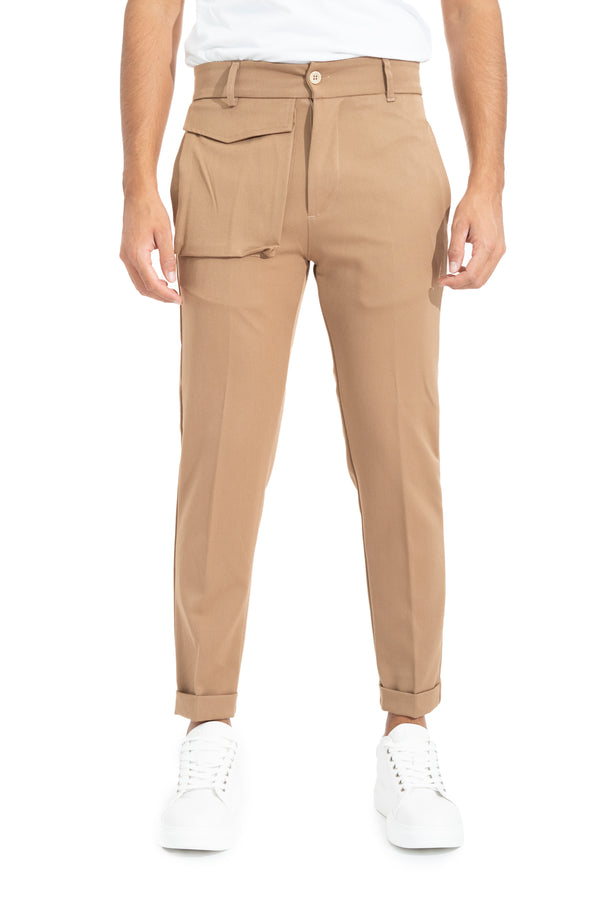 Pantalone Uomo Con Tascone Casual Tasca America Art. Pt98