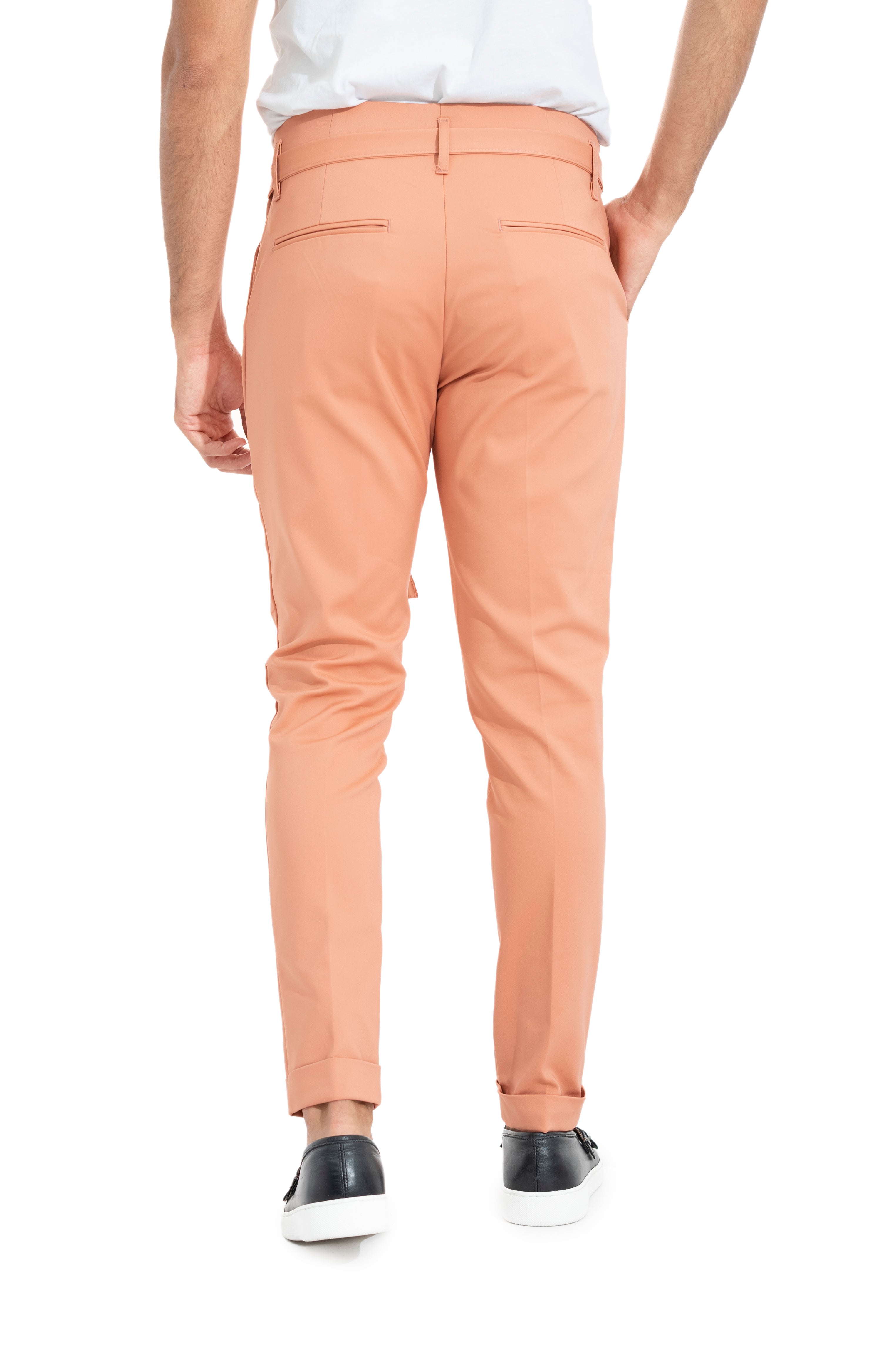 Pantalone Uomo Casual Con Pinces E Laccio In Vita Art. Pt100