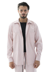 Camicia Uomo con Tasconi Effetto Slavato Art. Cm145