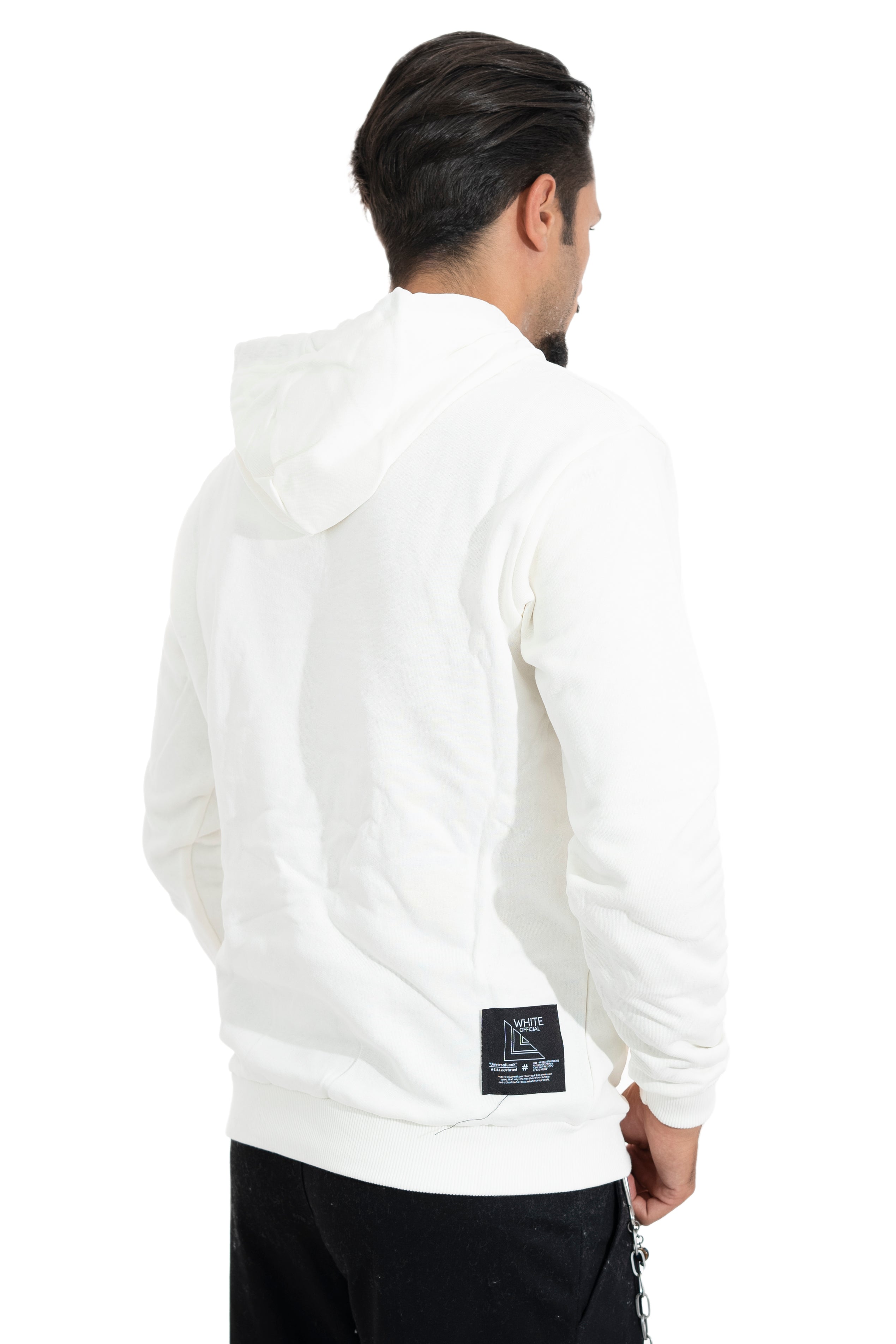 Felpa Uomo Hoodie Con Stampa Frontale e Cappuccio Art. Fe69