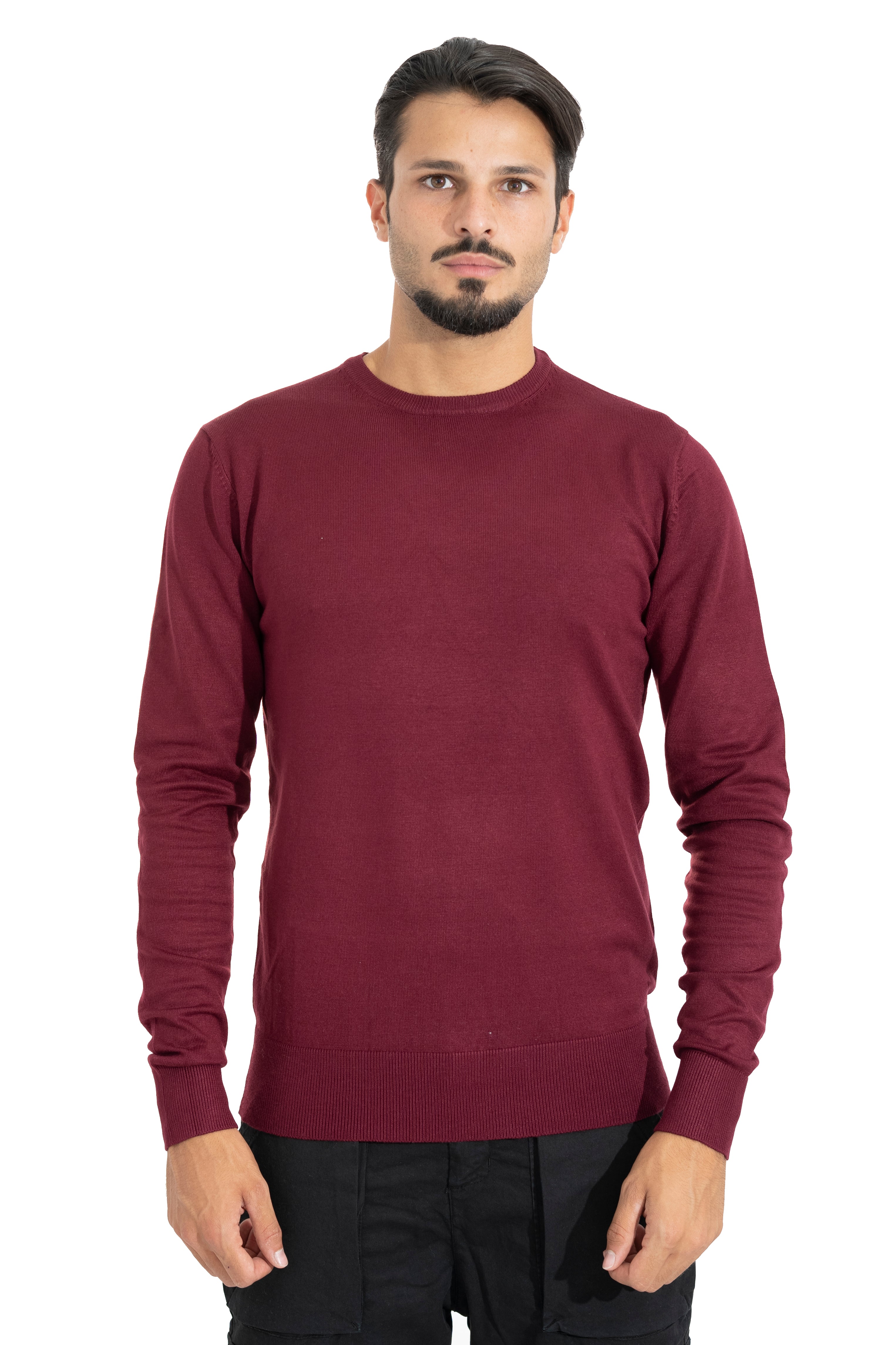 Maglioncino Uomo Basic Akirò Girocollo Art. Mg42