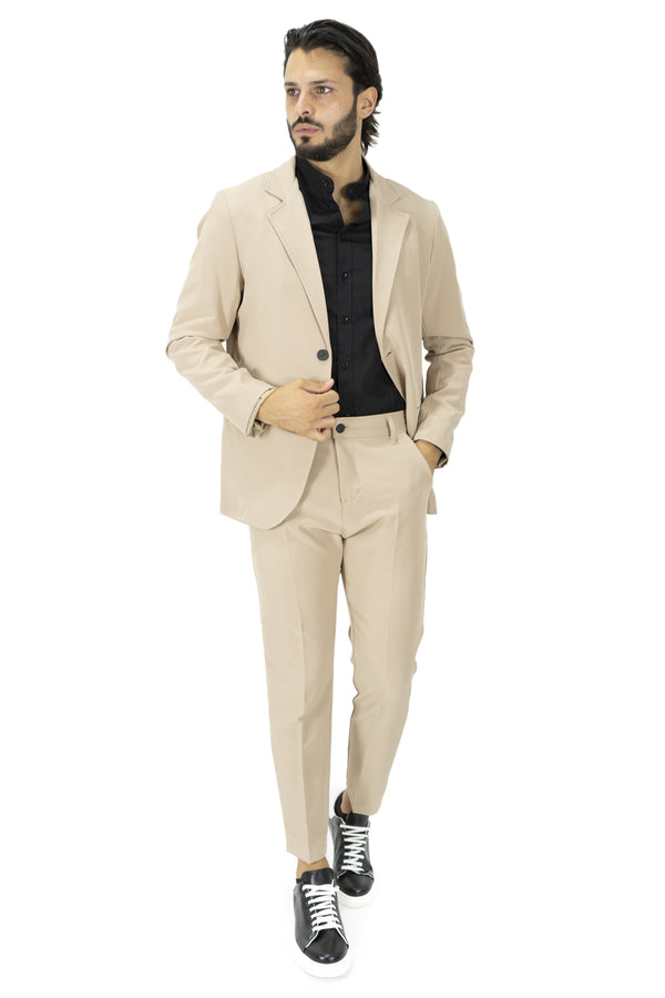 Costume Homme Couleur Unie Col Inversé ''V'' Art. AB05