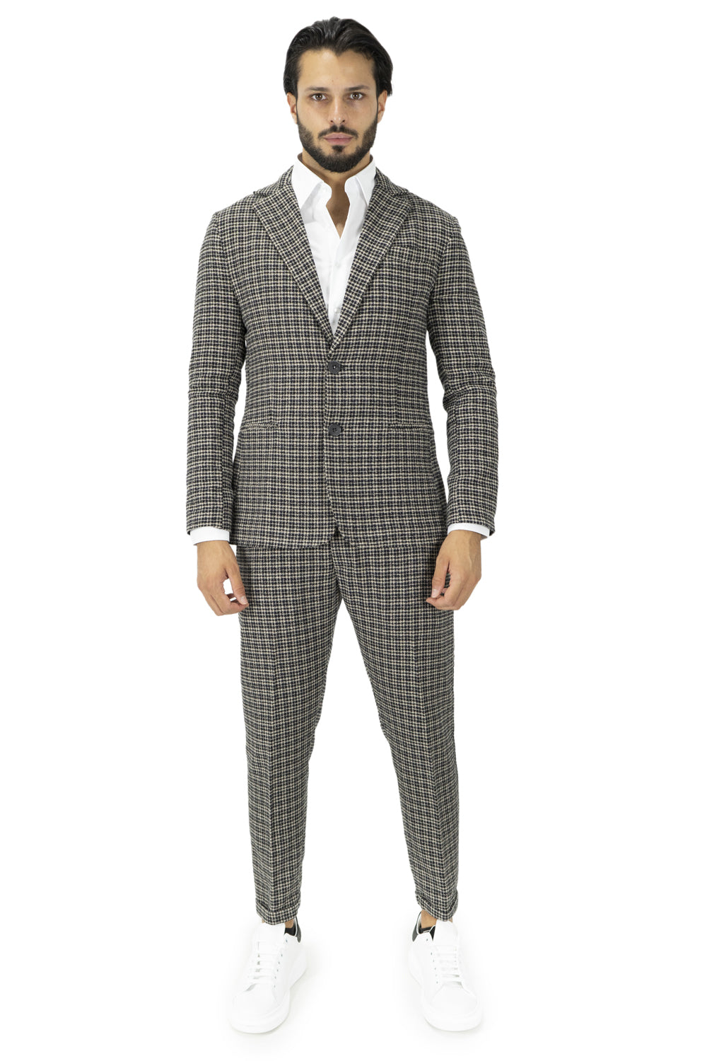 Abito Uomo Pied De Poule Chiusura 2 BottoniArt. AB04