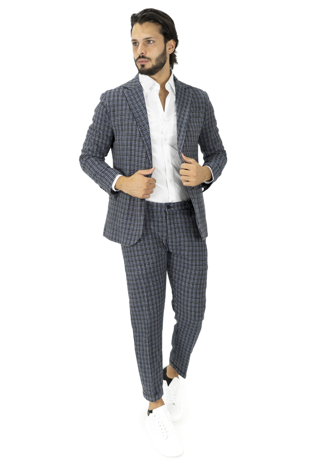 Abito Uomo Pied De Poule Chiusura 2 BottoniArt. AB04