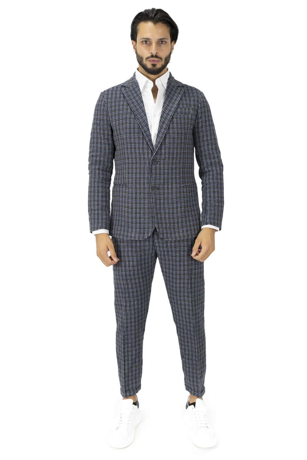 Abito Uomo Pied De Poule Chiusura 2 BottoniArt. AB04