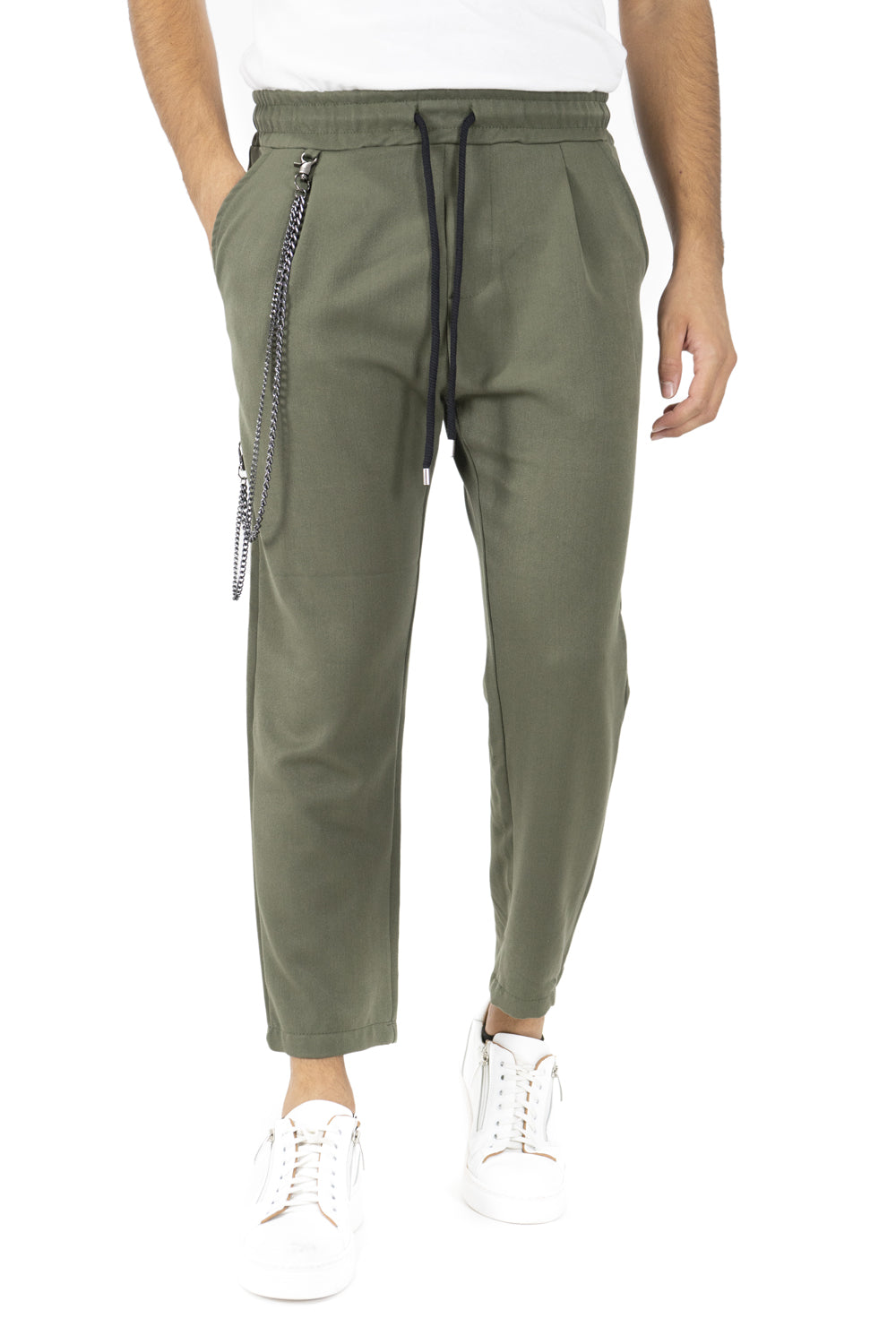 Pantalone Vita Jogger Casual Con Catena art. Pt150