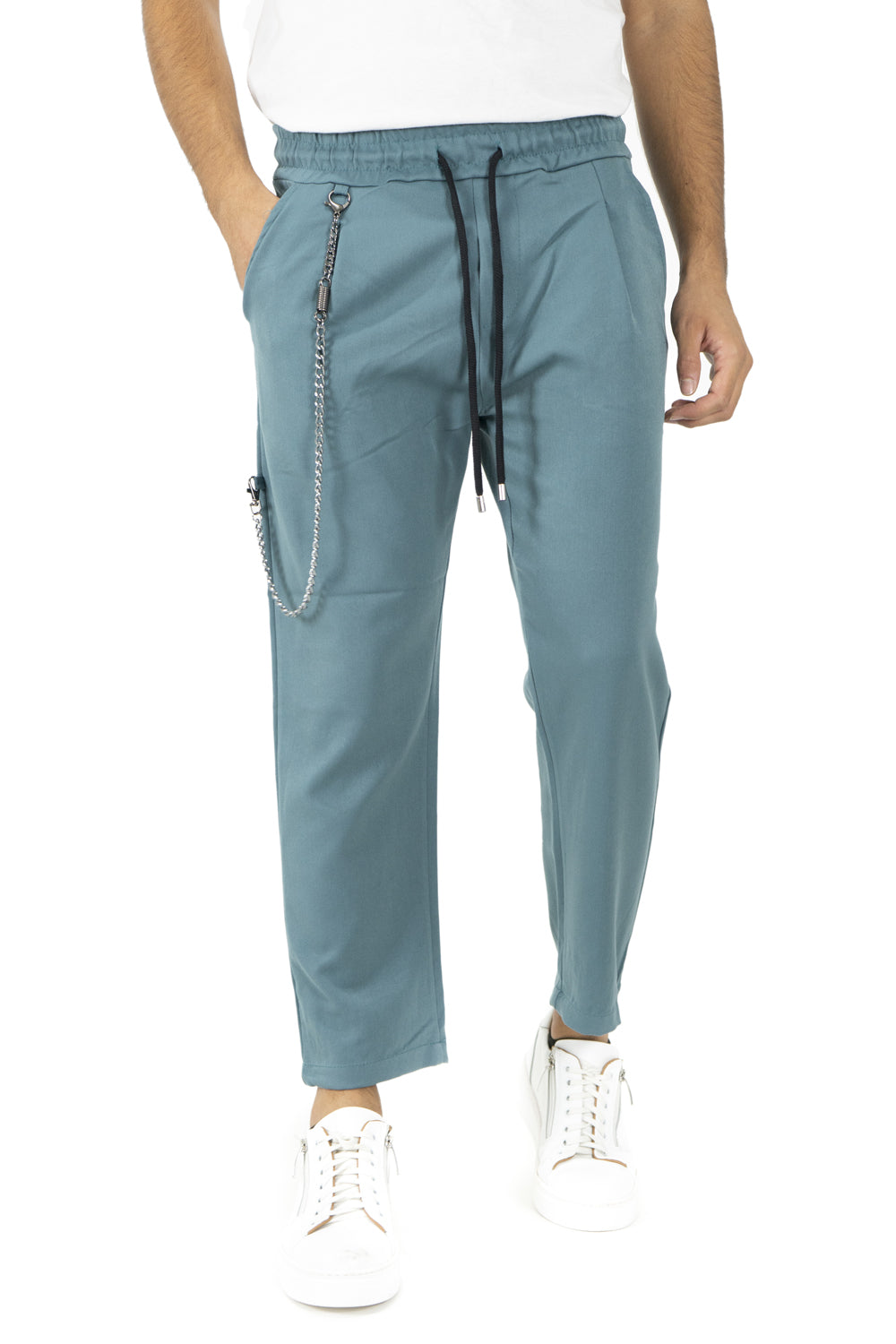 Pantalone Vita Jogger Casual Con Catena art. Pt150