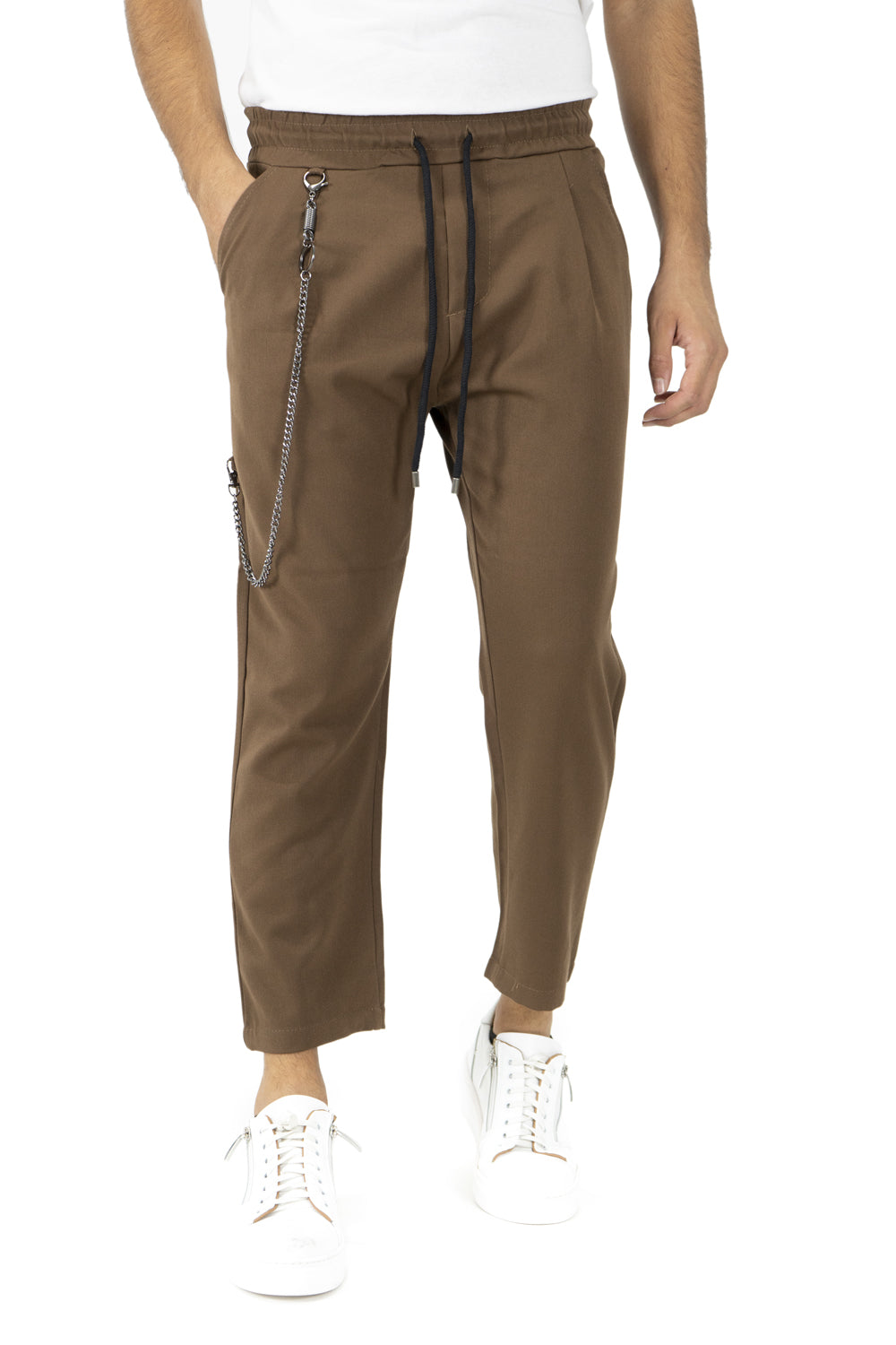 Pantalone Vita Jogger Casual Con Catena art. Pt150