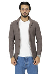 Maglione Uomo Giacca Cardigan con Rotture Art. Mg91