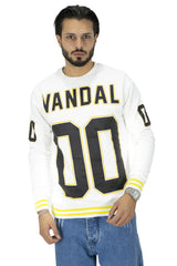 Felpa Uomo College ''Vandalo'' Art. Fe127