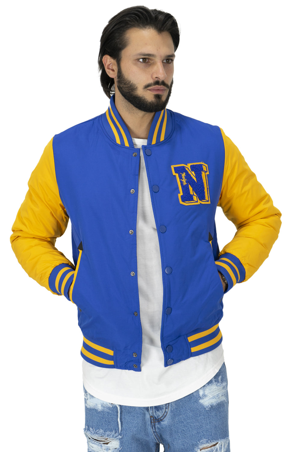 Giubbotto Uomo Giacca Varsity ''N'' College Art. Gb106