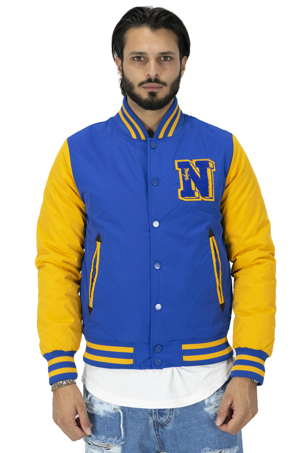 Giubbotto Uomo Giacca Varsity ''N'' College Art. Gb106