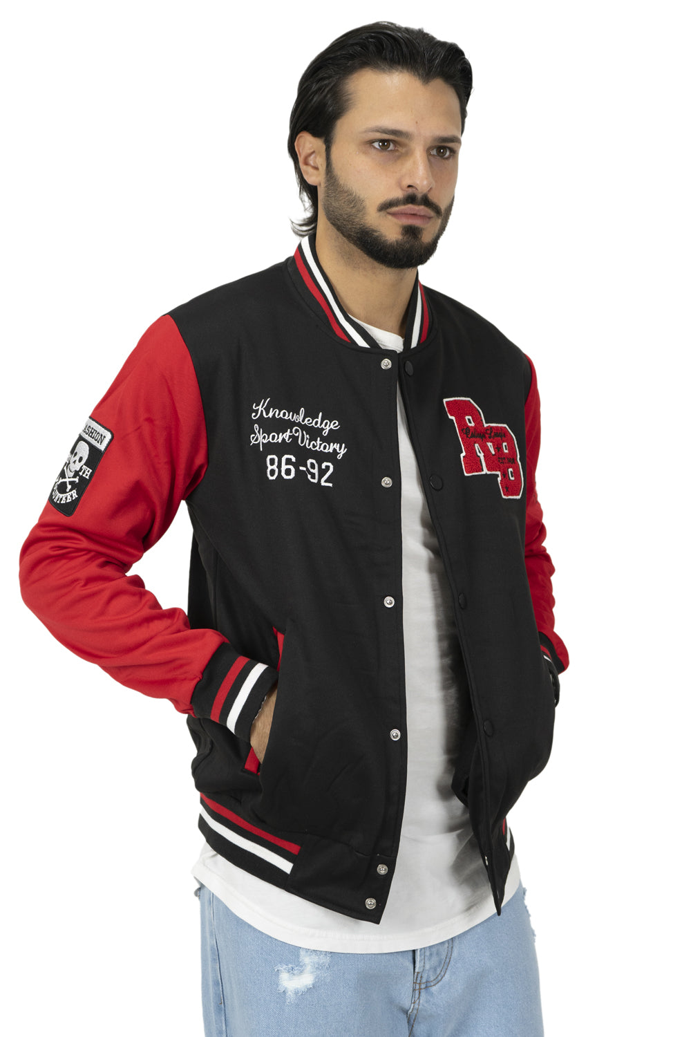 Felpa Uomo College Varsity ''RB'' Art. Fe140