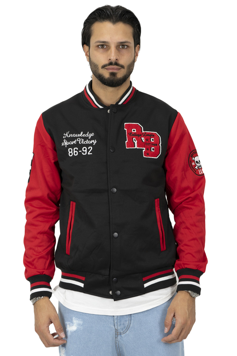 Felpa Uomo College Varsity ''RB'' Art. Fe140