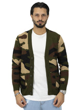 Cardigan Maglione Uomo Camouflage Art. Mg93