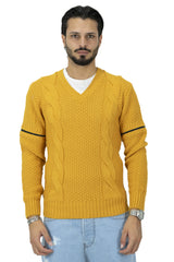 Maglione Uomo Scollo V Con Maniche removibili Art. Mg92