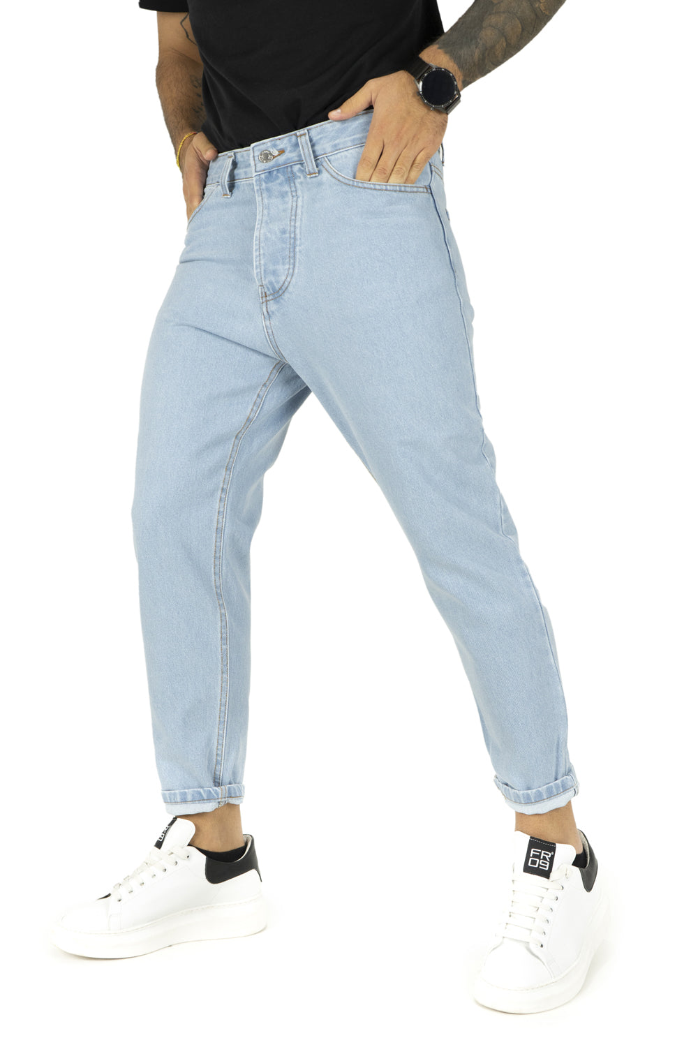 Jeans Uomo Basic Chiaro By 92 Fashion Shop Art. Js305