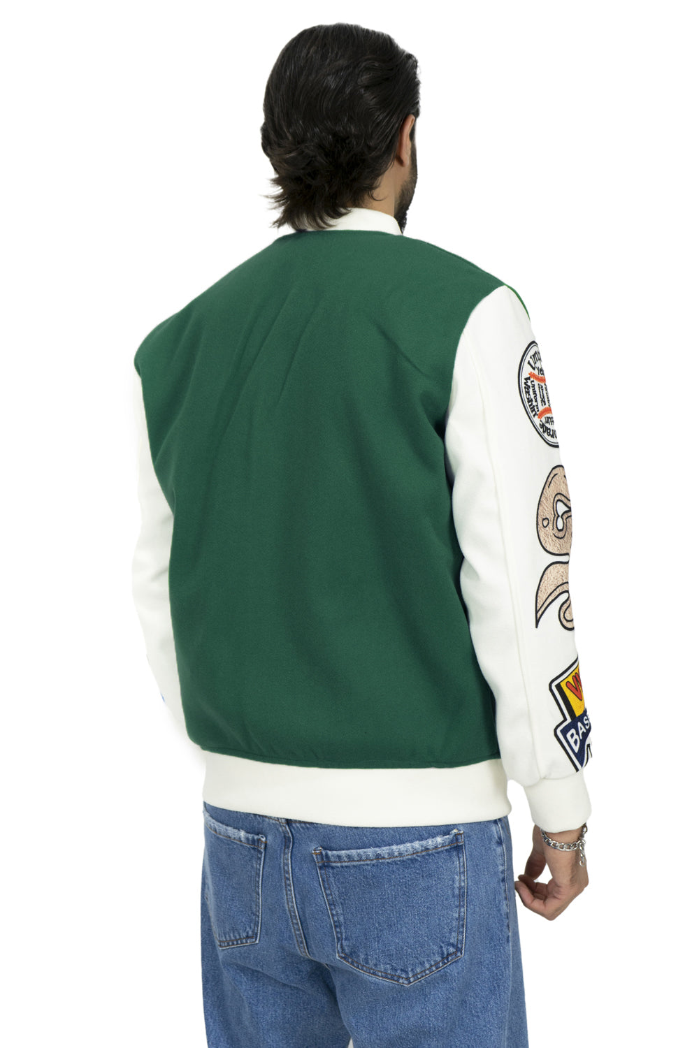 Giubbotto Bomber College Varsity in Panno Art. Gb120