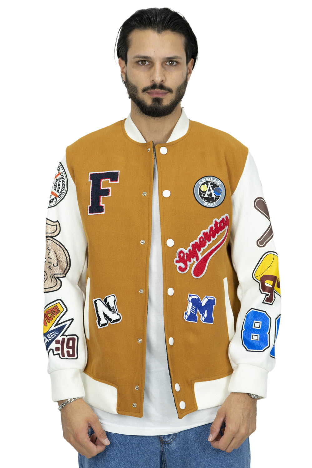 Giubbotto Bomber College Varsity in Panno Art. Gb120