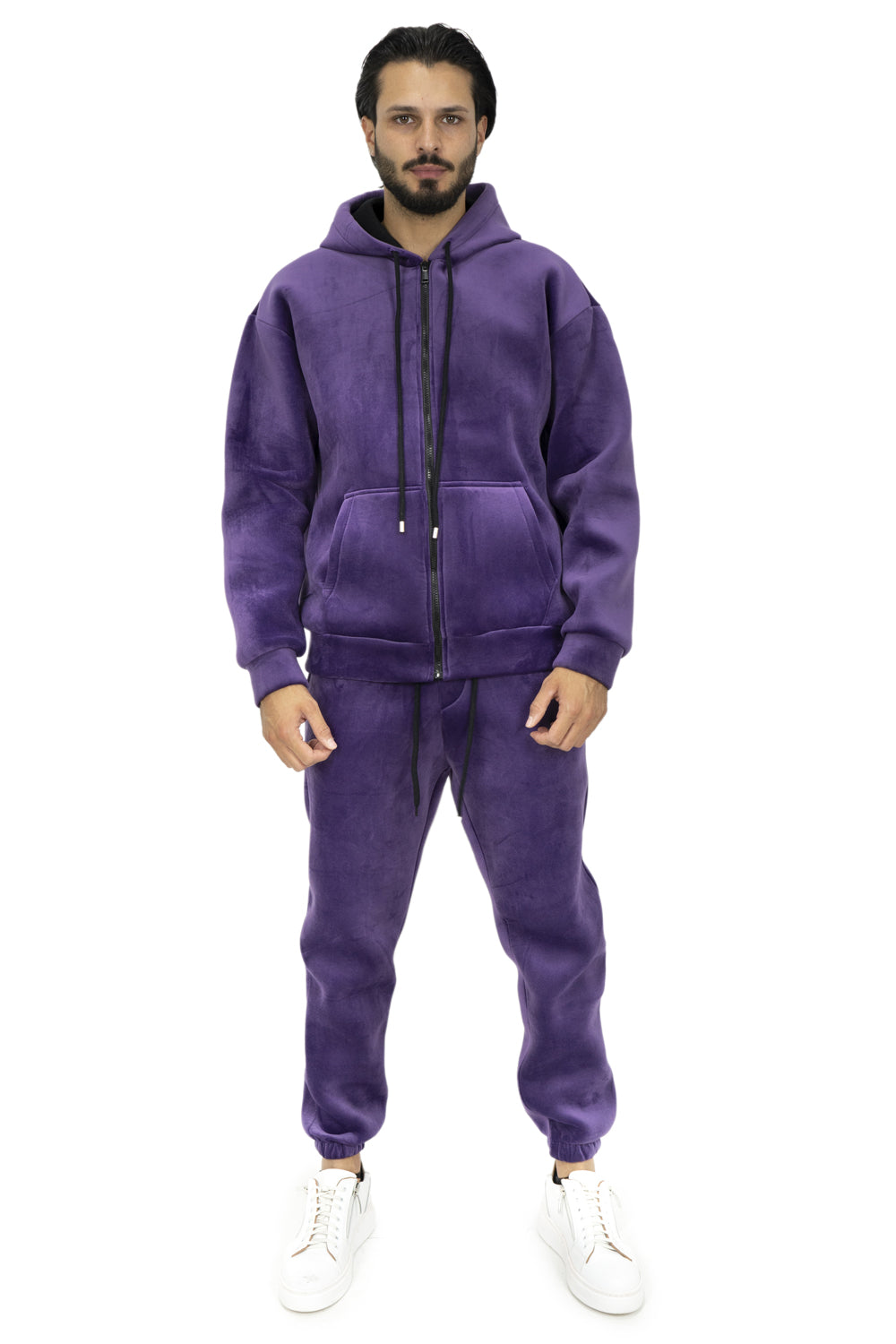 Tuta Uomo Completo Ciniglia Tinta Unita Art. Tt81