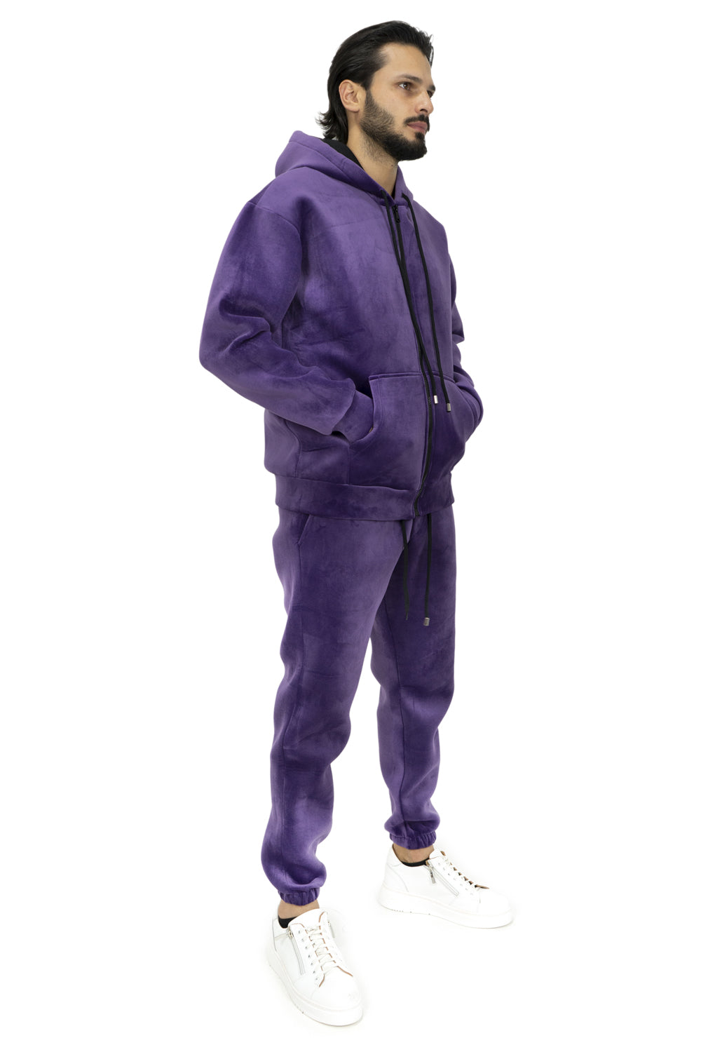 Tuta Uomo Completo Ciniglia Tinta Unita Art. Tt81