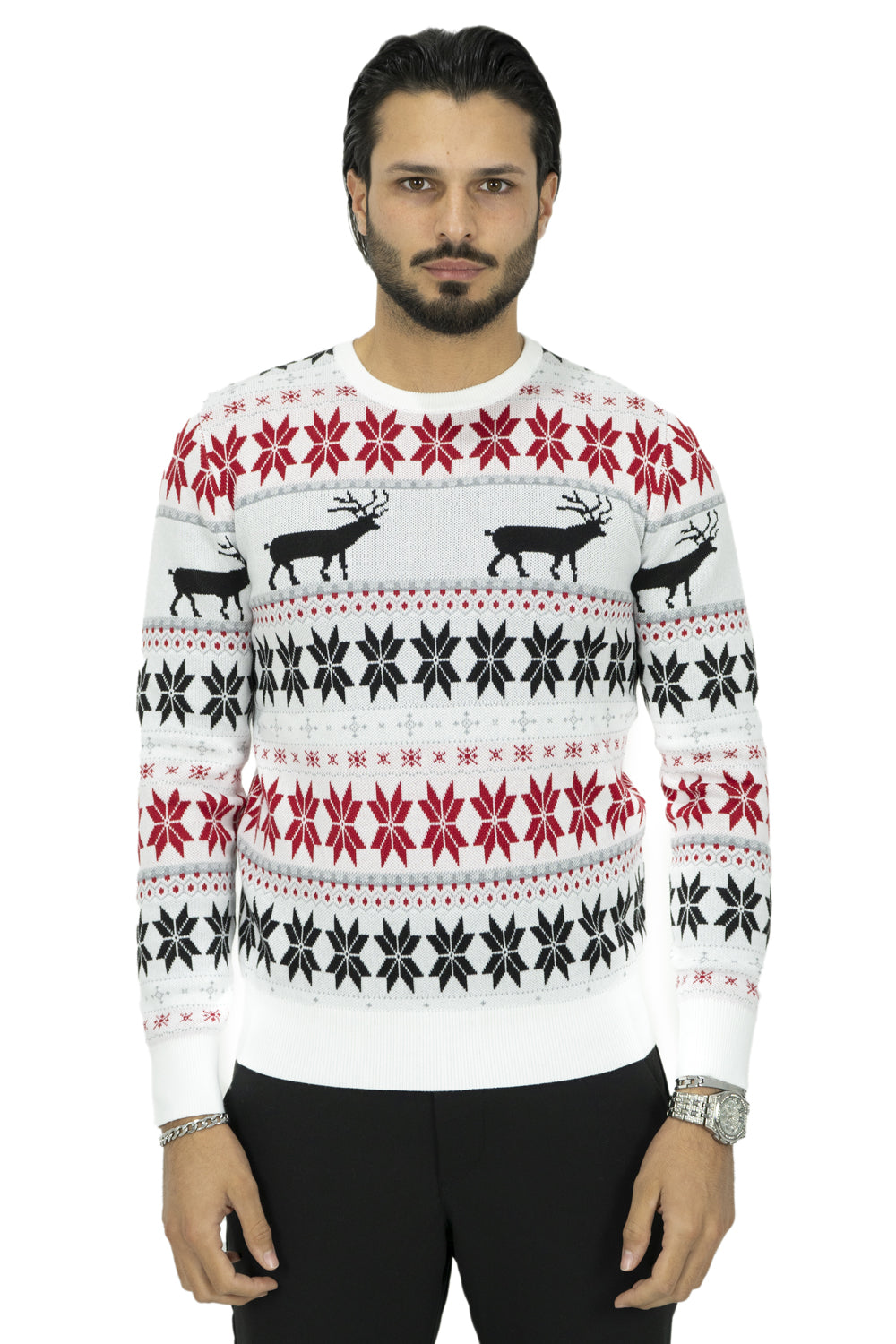 Maglione Natale Con Renne Art. Mg96